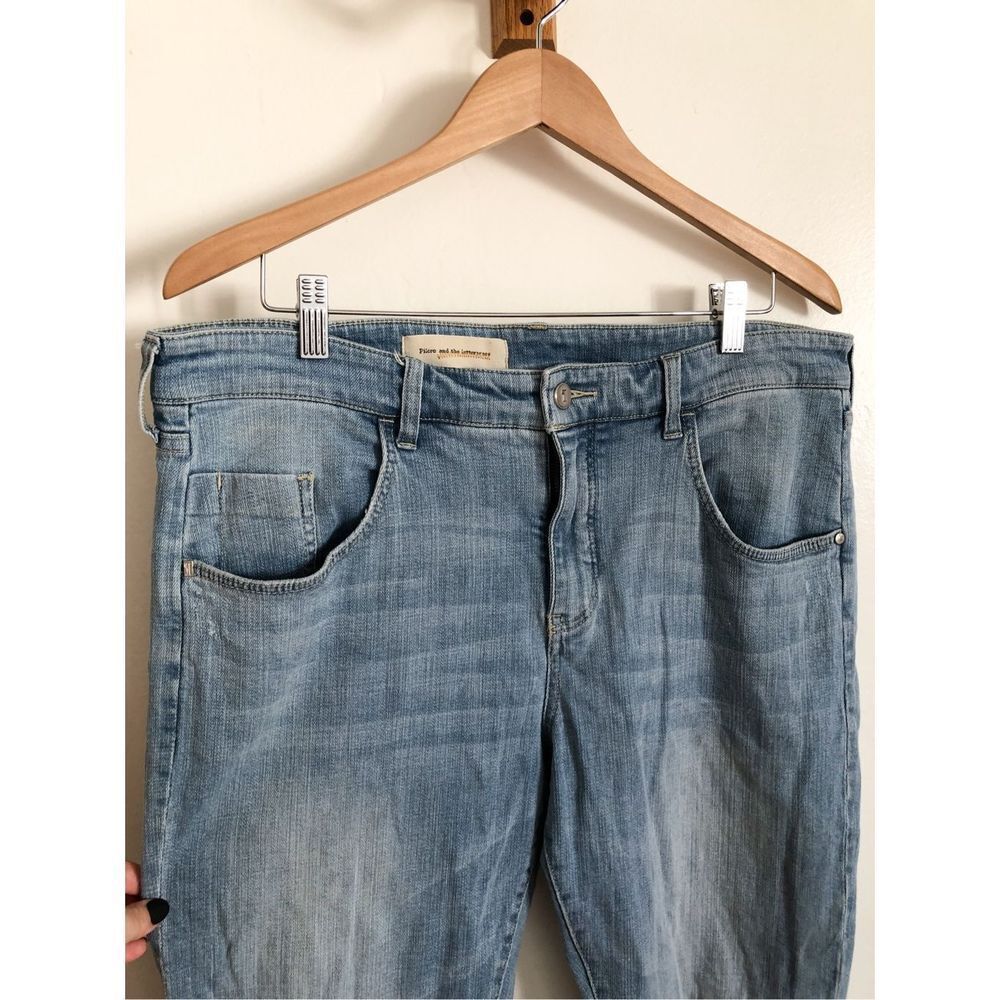 Pilcro and the Letterpress distressed em jeans size 32/33 - Picture 3 of 12